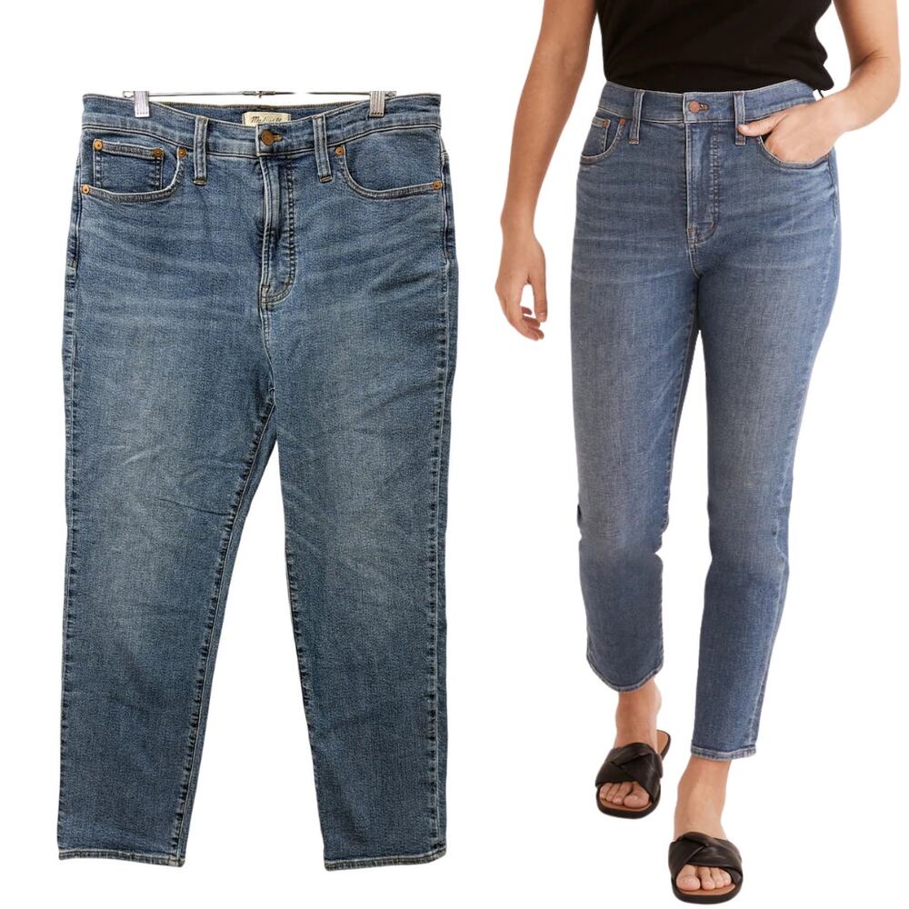 Madewell Womens Size 31 The Perfect Vintage Jeans High Rise 90s‎ Mom Stretch